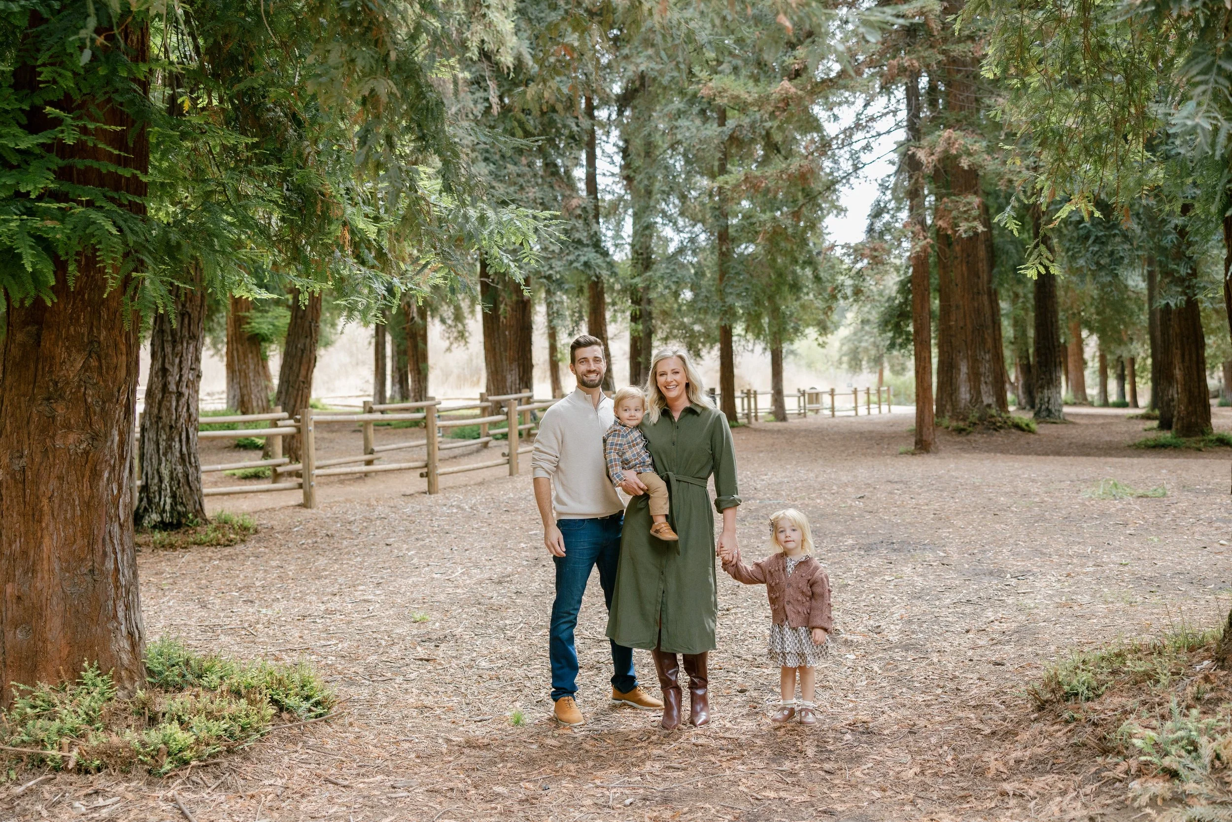 Carbon Canyon Regional Park- Redwood Trees- Yorba Linda Family Photographer