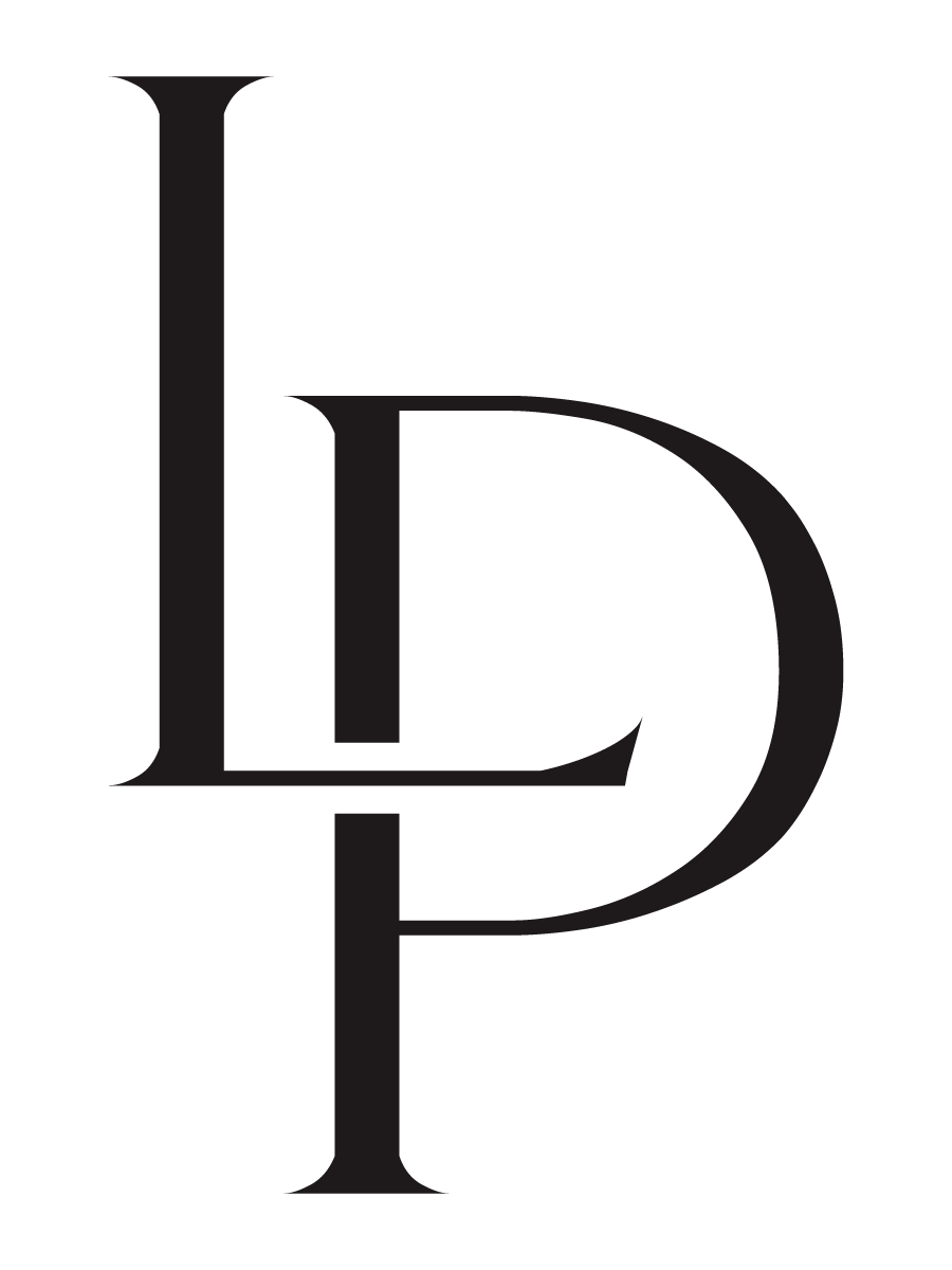 Monogram Logo for Orange County Wedding Photographer- Lovisa Photo