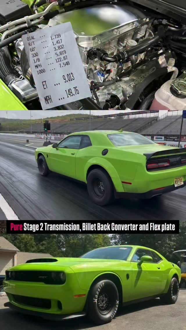 DEMON 170! CONGRATS TO @ripatuned ON THE NEW PB 💪 Utilizing our Stage 2 Transmission, Billet Back Converter and Flex Plate!
🌐VISIT OUR WEBSITE🌐
www.PureDriveTrainSolutions.com
#puredrivetrainsolutions #PDS #madeintheusa🇺🇸 #transmission #drivet