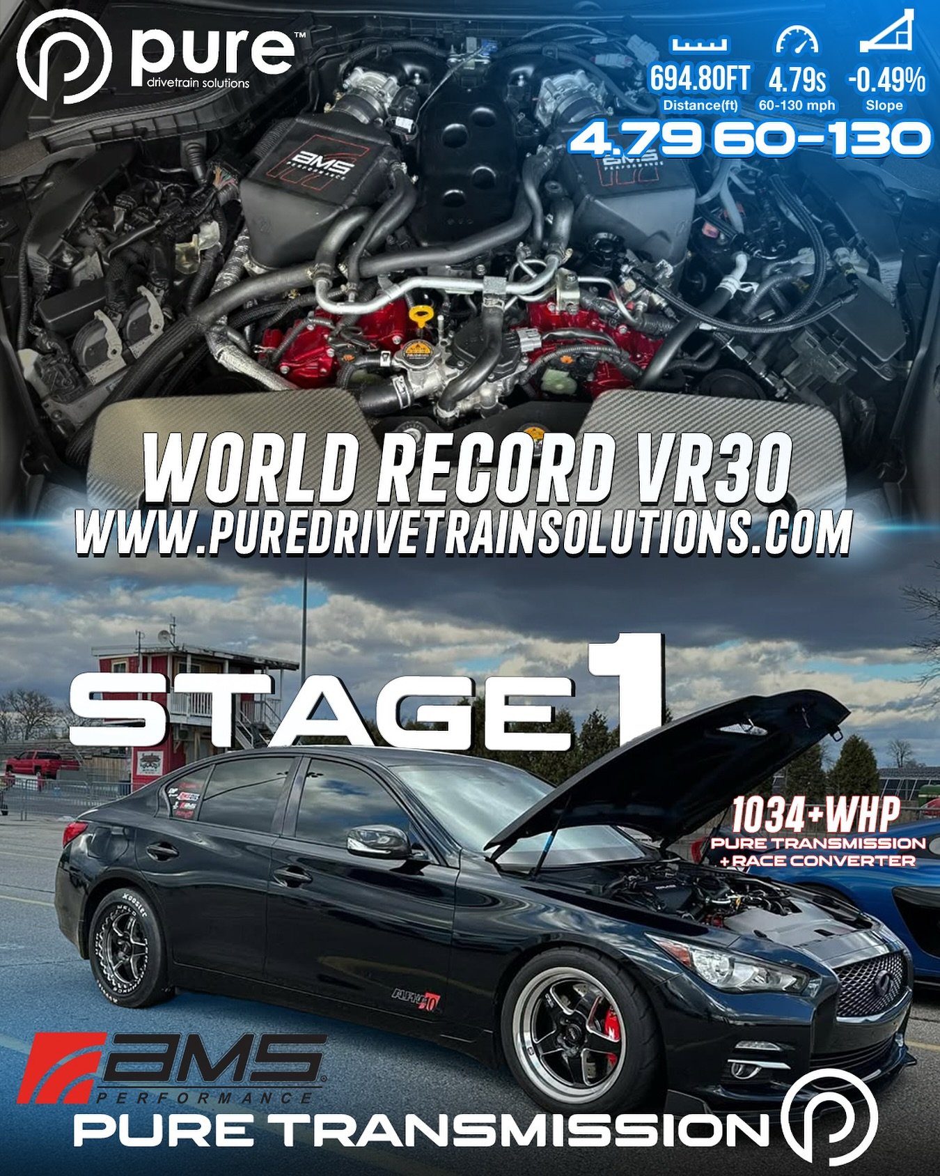 @ants_ra the current VR30 Record holder! Built by @amsperformance paired with our Stage 1 Transmission and billet stator race converter.
🌐VISIT OUR WEBSITE🌐
www.PureDriveTrainSolutions.com
#puredrivetrainsolutions #PDS #madeintheusa🇺🇸 #transmi