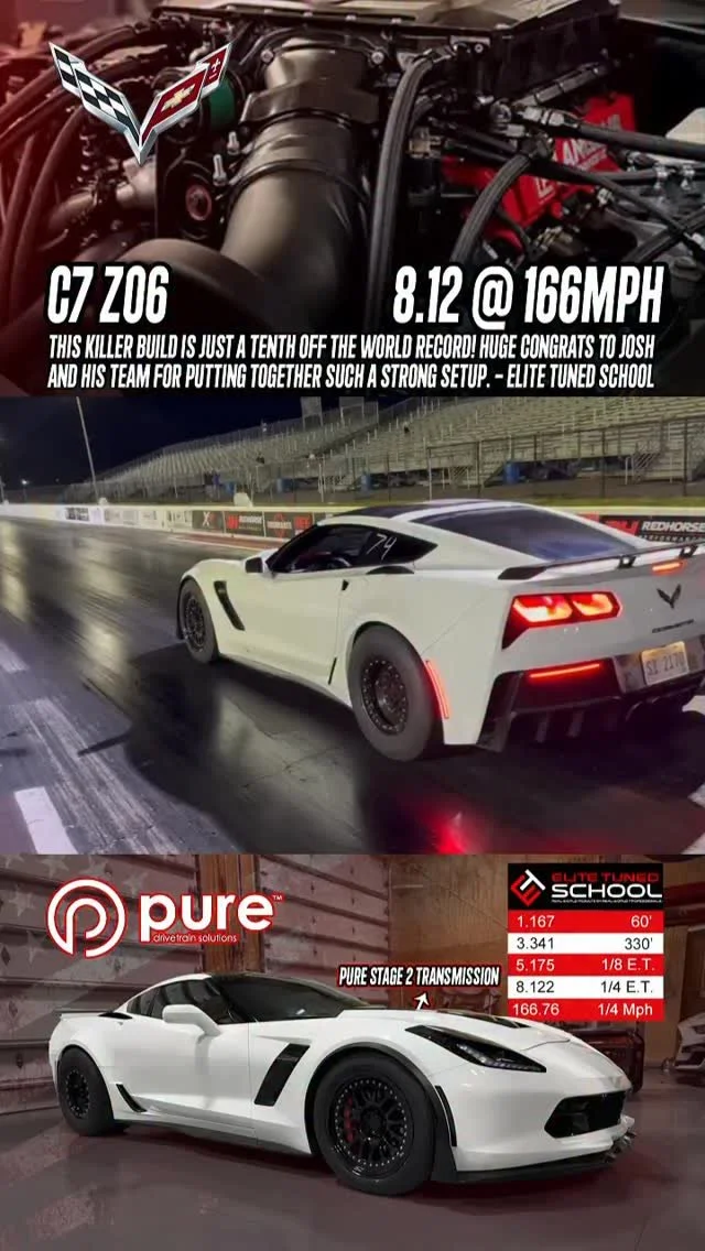 One of the quickest and fastest Z06’s out there! Built by @langlais_performance_logistics with @elitetunedschool behind the keys! Our Stage 2 8L90 transmission allowing that smooth transfer of power!
🌐VISIT OUR WEBSITE
www.PureDriveTrainSol