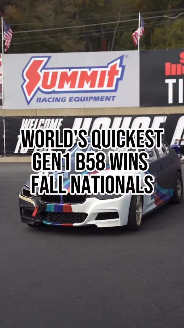 @bimmerhubllc the Winner of the X58 Shootout at @fall.nationals they were consistently in the 8s all weekend!  Thanks to our Stage 3 transmission at Pure Drivetrain Solutions for that smooth transfer of power. This car also has our Billet Stator Race
