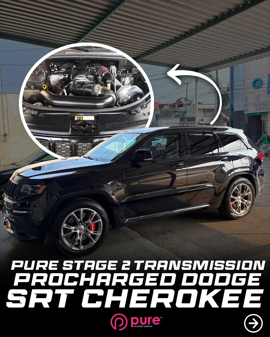 @la.king.kong Procharged 392 SRT Cherokee with our Stage 2 Transmission🔥
🌐VISIT OUR WEBSITE🌐
www.PureDriveTrainSolutions.com

#puredrivetrainsolutions #PDS #madeintheusa🇺🇸 #transmission #drivetrain #trackhawk #trx #twinturbo #turbo #boost #v8 #r