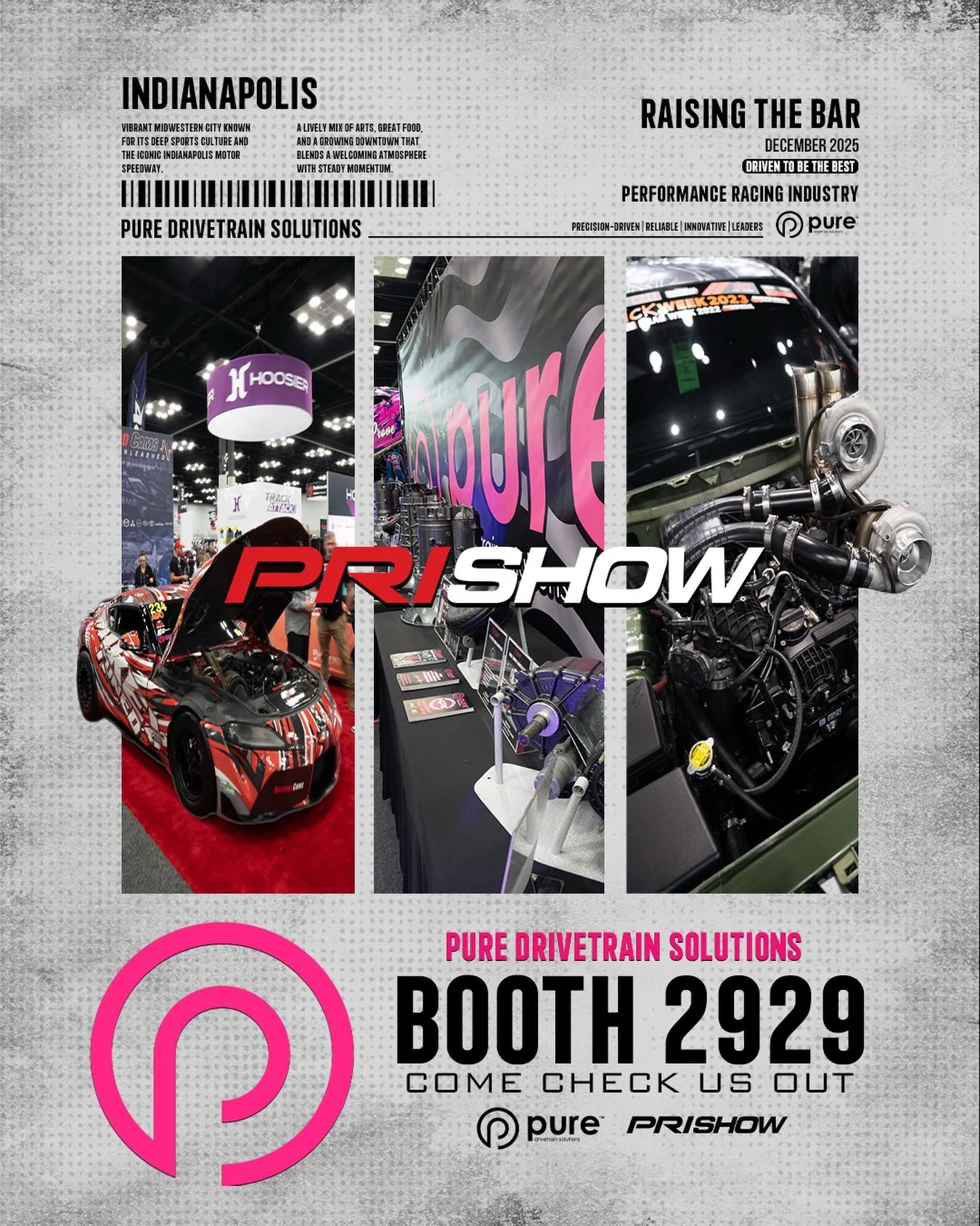 @myprishow this week! 

🌐VISIT OUR WEBSITE
www.PureDriveTrainSolutions.com

#puredrivetrainsolutions #PDS #madeintheusa🇺🇸 #transmission #prishow #sema #tradeshow #pri #semashow #business #marketingagency #creative #branding #exhibition #motorsport