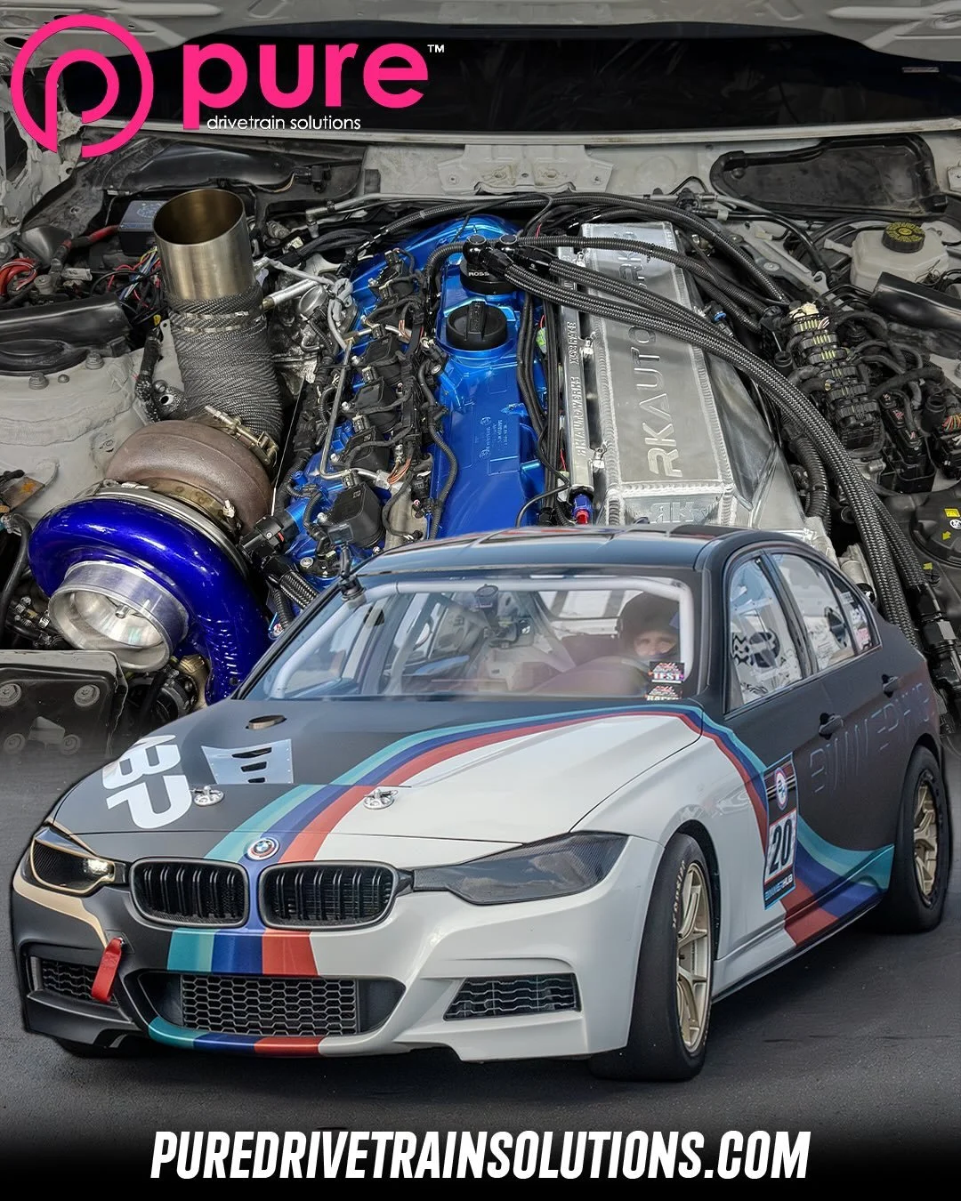 Who thinks we will see a 7 second Gen 1 B58 this year 🤨
@bimmerhubllc has made a ton of progress with the platform and we are excited to see what will go down this year. 

Instagram DM 📲 @puredrivetrainsolutions
Website 💻 www.puredrivetrainsolutio