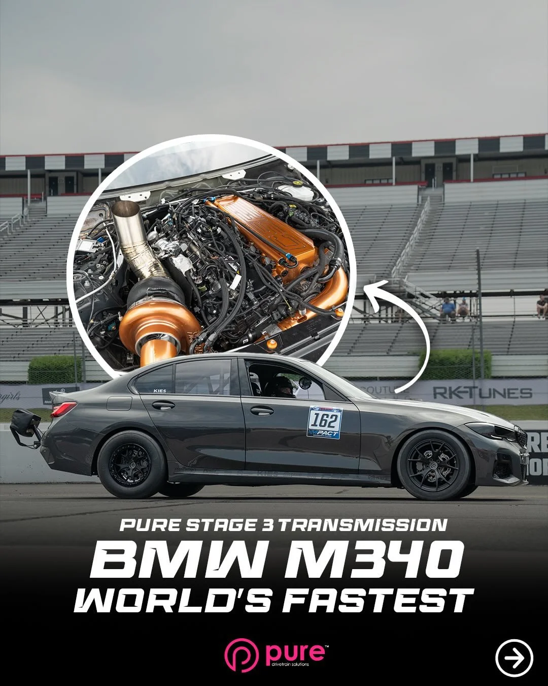 @andymal85 Record Setting M340 supports our Stage 3 Transmission, billet stator race converter, upgraded transfer case and upgraded fly wheel! 
Tuned by @stimikey 
🌐VISIT OUR WEBSITE
www.PureDriveTrainSolutions.com

#puredrivetrainsolutions #PDS #ma