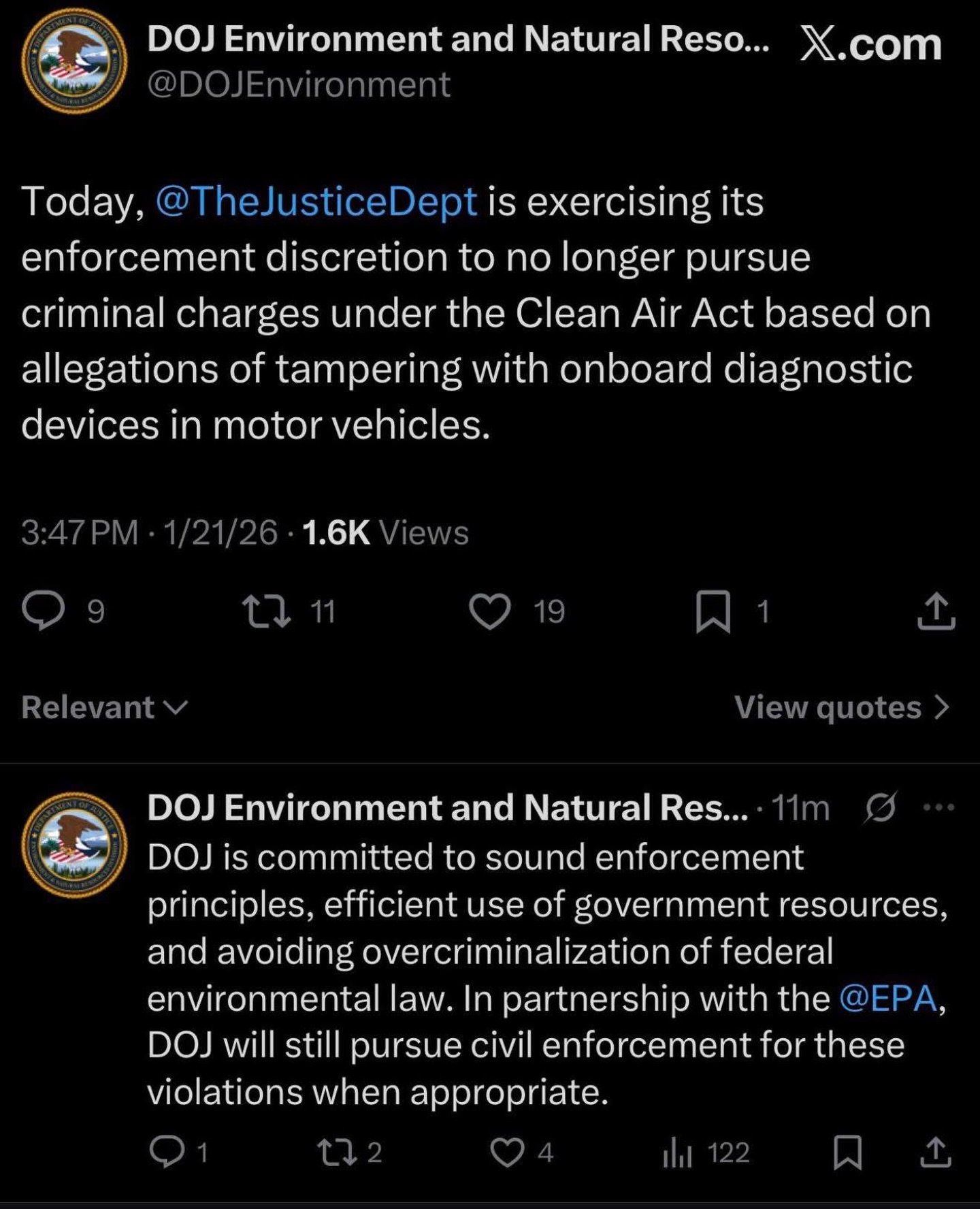 This should make a lot of people happy! @thejusticedept