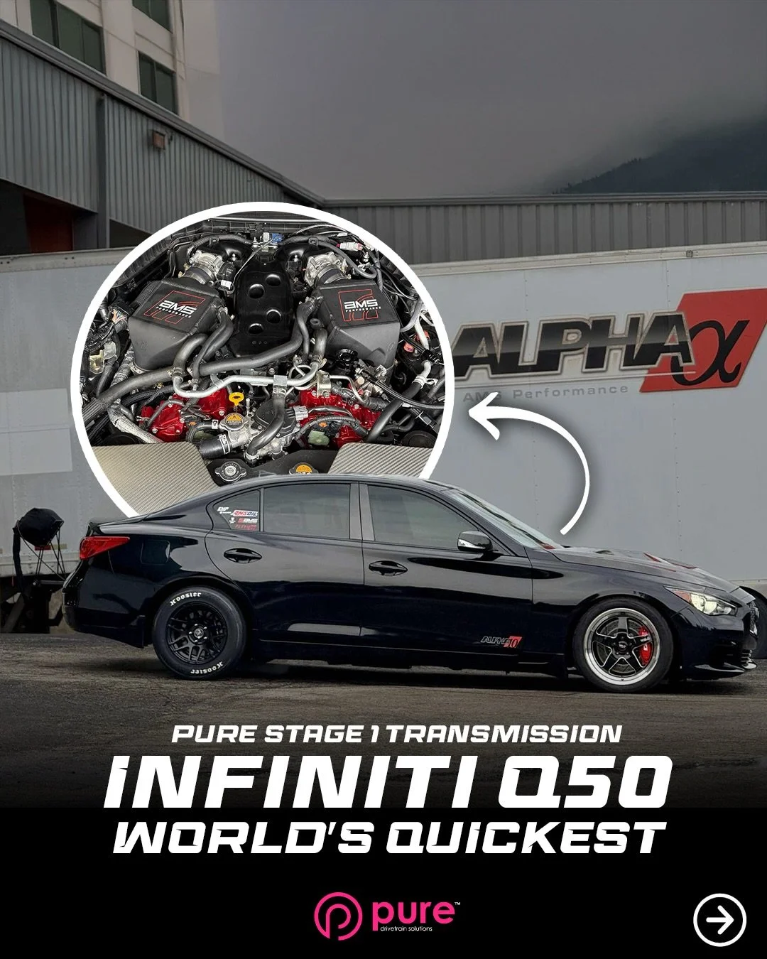 Worlds Quickest Q50 @ants_ra built by the guys @amsperformance 

📸: @motorized__media 

Instagram DM 📲 @puredrivetrainsolutions
Website 💻 www.puredrivetrainsolutions.com
Email 📩 Sales@puredrivetrainsolutions.com

#puredrivetrainsolutions #madeint