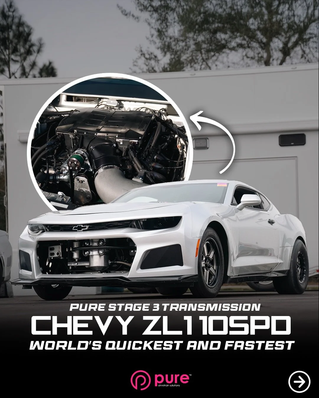 Just incase you forgot! @zl1atlanta Holds the Title for Quickest and Fastest 10 Speed Chevy. He is doing this utilizing our Stage 3 10L90 Transmission and billet stator race converter! 

Instagram DM 📲 @puredrivetrainsolutions
Website 💻 www.puredri