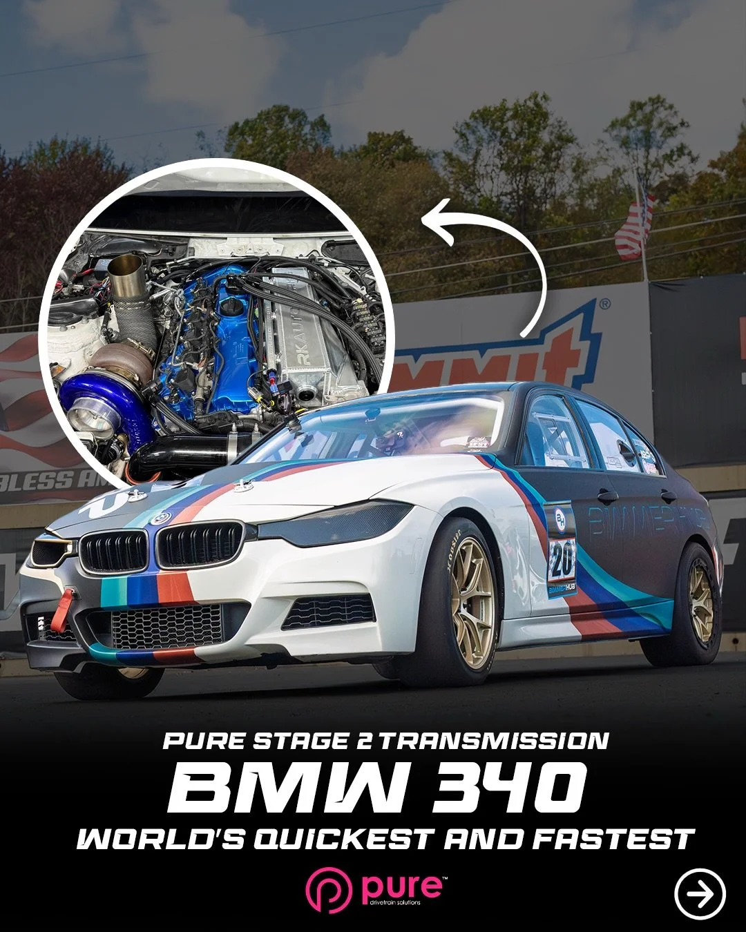 @bimmerhubllc killed it last year furthering their record with an 8.35 and multiple 170mph passes. What will we see from them this year? They did this on our Stage 2 and late last year put our Stage 3 in. Can we see 7s? 

Instagram DM 📲 @puredrivetr
