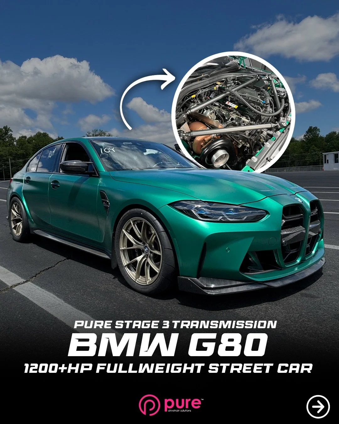 New personal best for @kiesmotorsports M3 
Pure Stage 2 Transmission and Race Converter on board 🔥

Instagram DM 📲 @puredrivetrainsolutions
Website 💻 www.puredrivetrainsolutions.com
Email 📩 Sales@puredrivetrainsolutions.com

#puredrivetrainsoluti