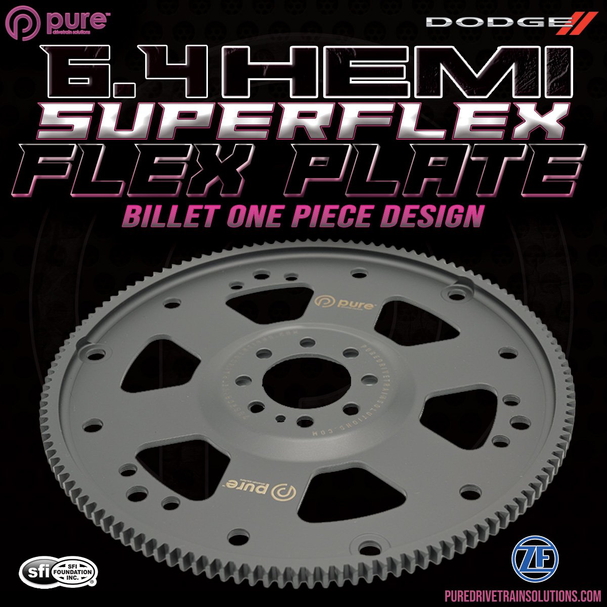 DODGE 6.4 GEN3 HEMI BILLET FLEXPLATE