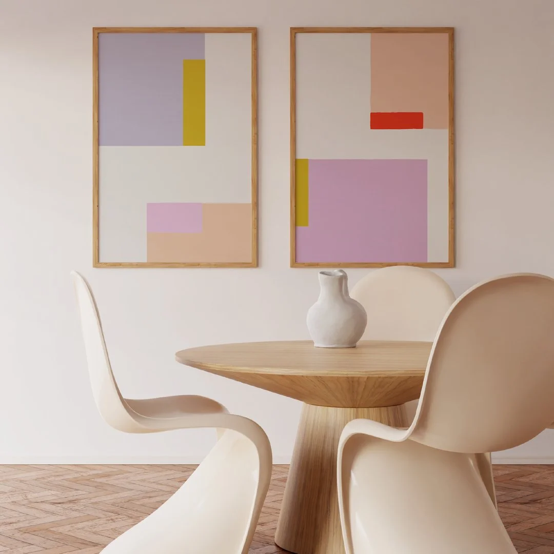 The Poppy and Primrose framed prints. ⁠​​​​​​​​​⁠
#minimal #gallery #minimalist #painting #artgallery #abstract⁠
#interiordesigninspiration #interiordesignideas #style #deco #homedeocr