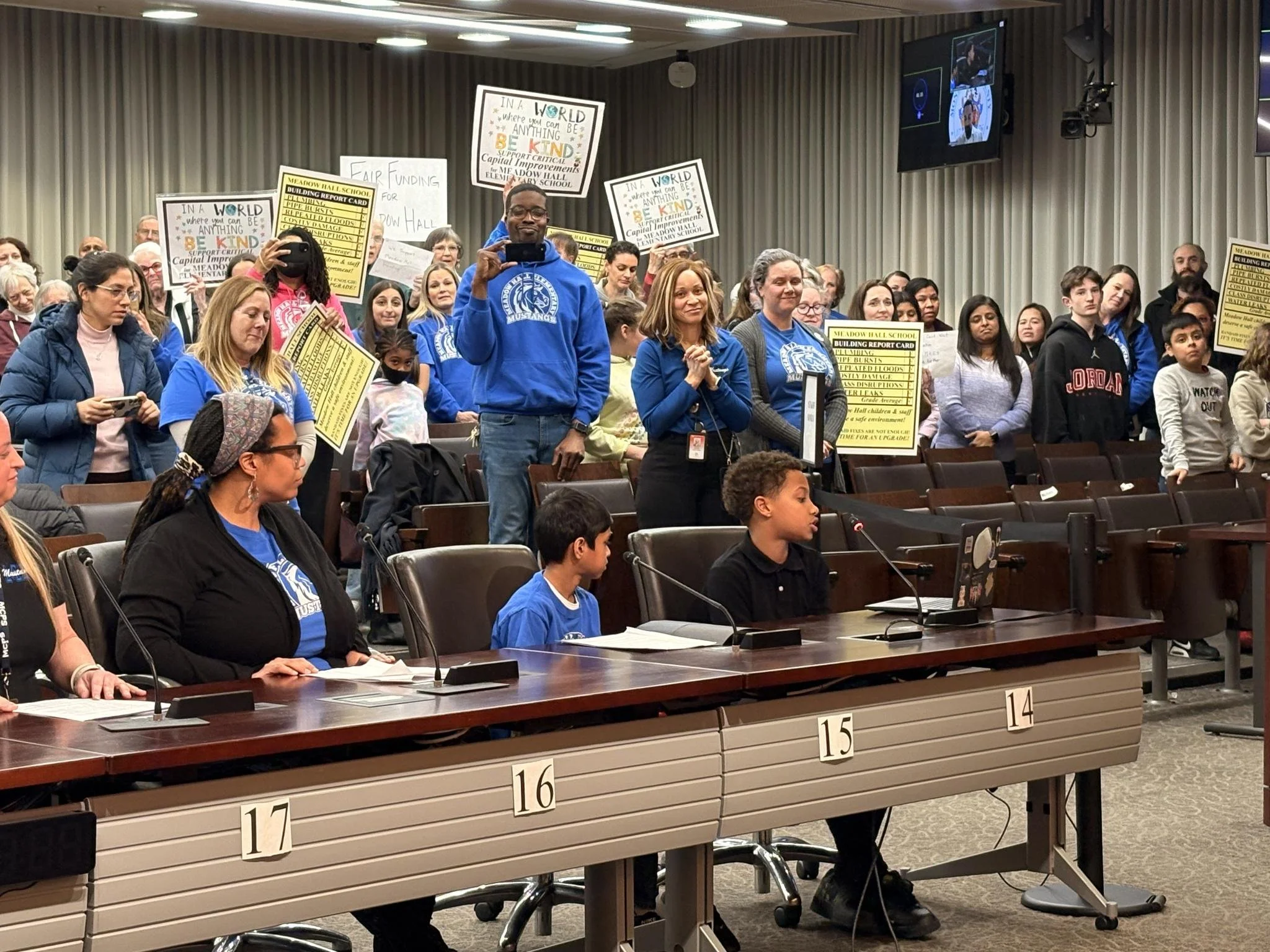 Organizing for Renovations at Meadow Hall Elementary School