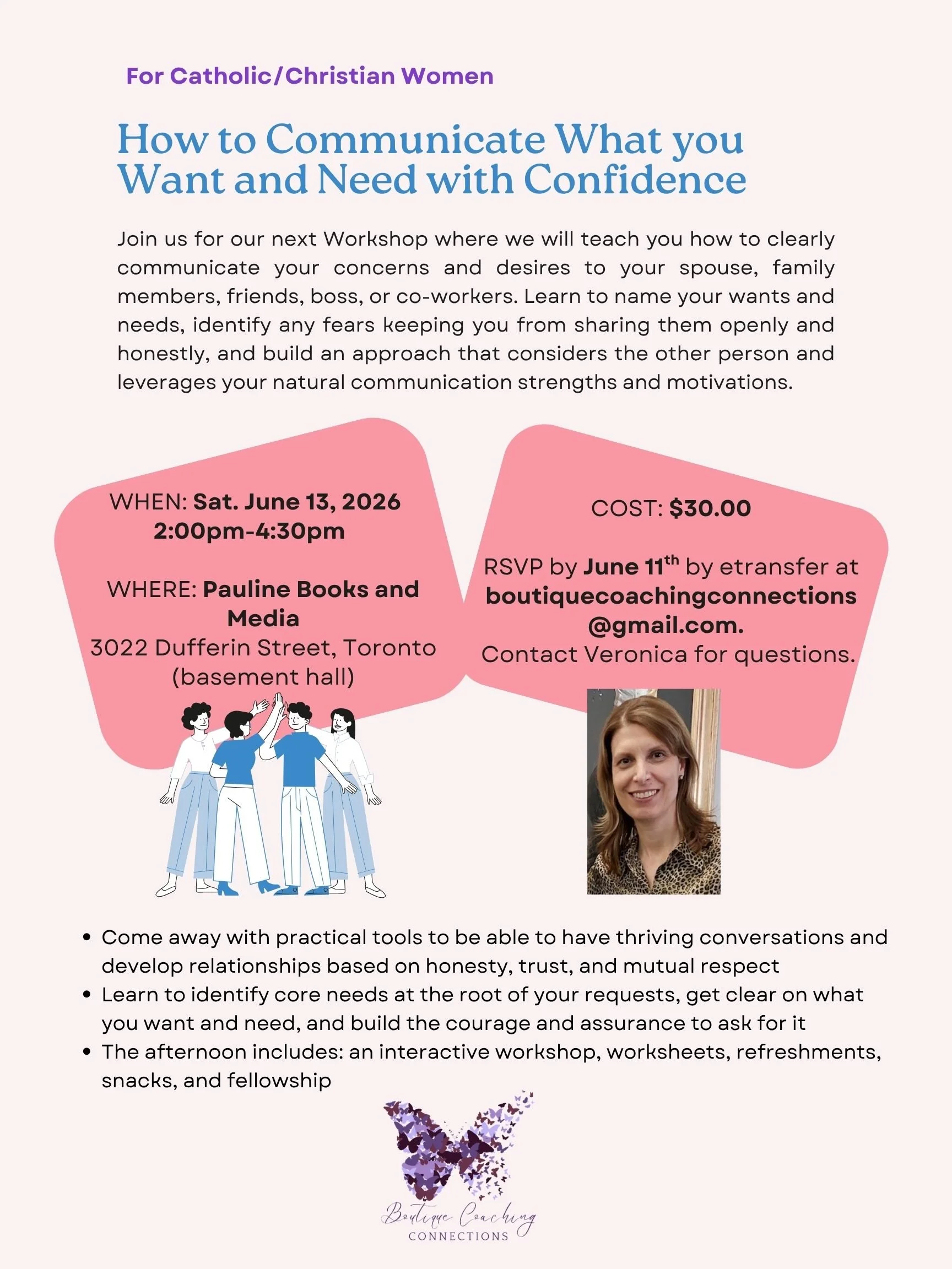 June Workshop - How to Communicate what you Want and Need with Confidence