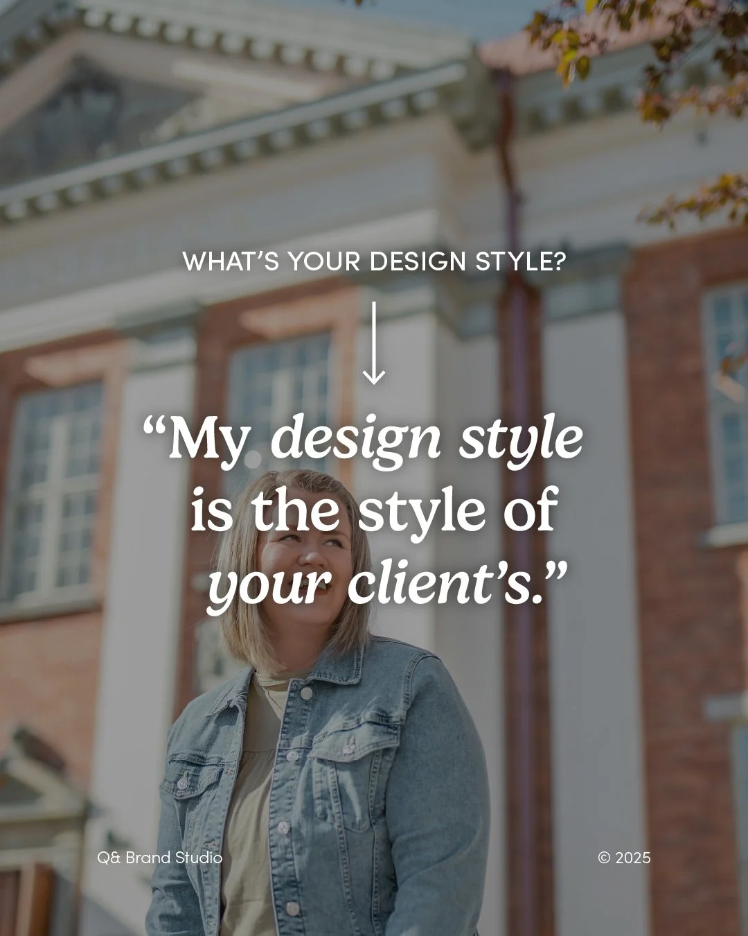A potential client asked me, &ldquo;What&rsquo;s your design style?&rdquo; during a discovery call last week.

It&rsquo;s a good question &ndash; and one that deserves more than just a one-word answer.

Yes, I do have personal preferences (think bold