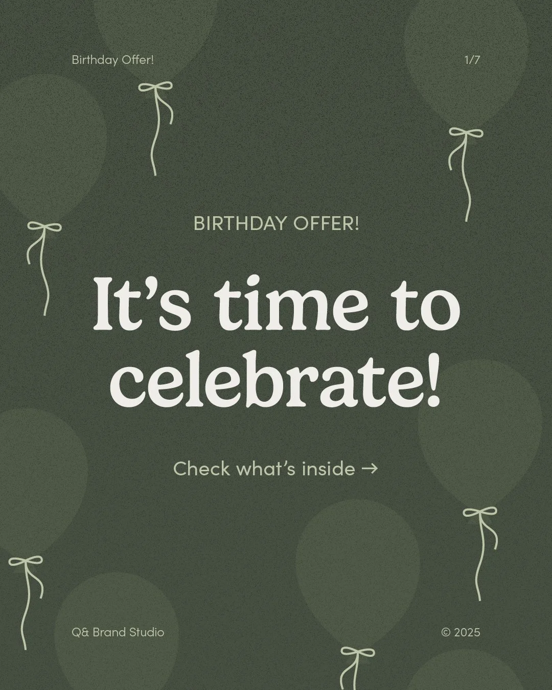 It&rsquo;s my birthday! 🎉🎉

Hard to believe it&rsquo;s already been a year since I announced the launch of my business. Will birthdays always feel extra special now? I think so! 😄

I&rsquo;ve been blown away by the support I&rsquo;ve received from