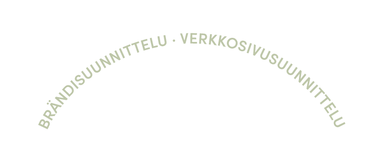Brändisuunnittelu ja verkkosivusuunnittelu -teksti | Q& Brand Studio