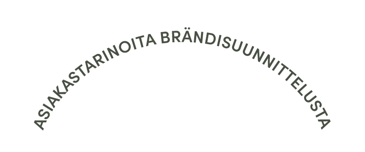 Asiakastarinoita brändisuunnittelusta -teksti | Q& Brand Studio