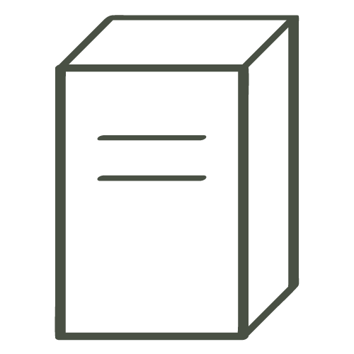 FAQ-ikon för strukturella förpackningsdesigntjänster | Q& Brand Studio