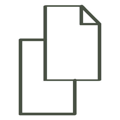 Deliverables Icon for Submark Logo | Q& Brand Studio