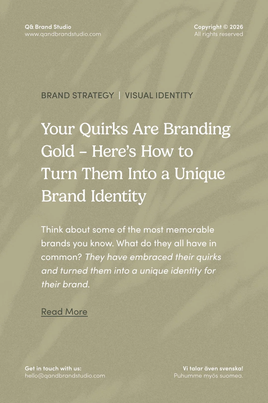 Your Quirks Are Branding Gold – Here’s How to Turn Them Into a Unique Brand Identity