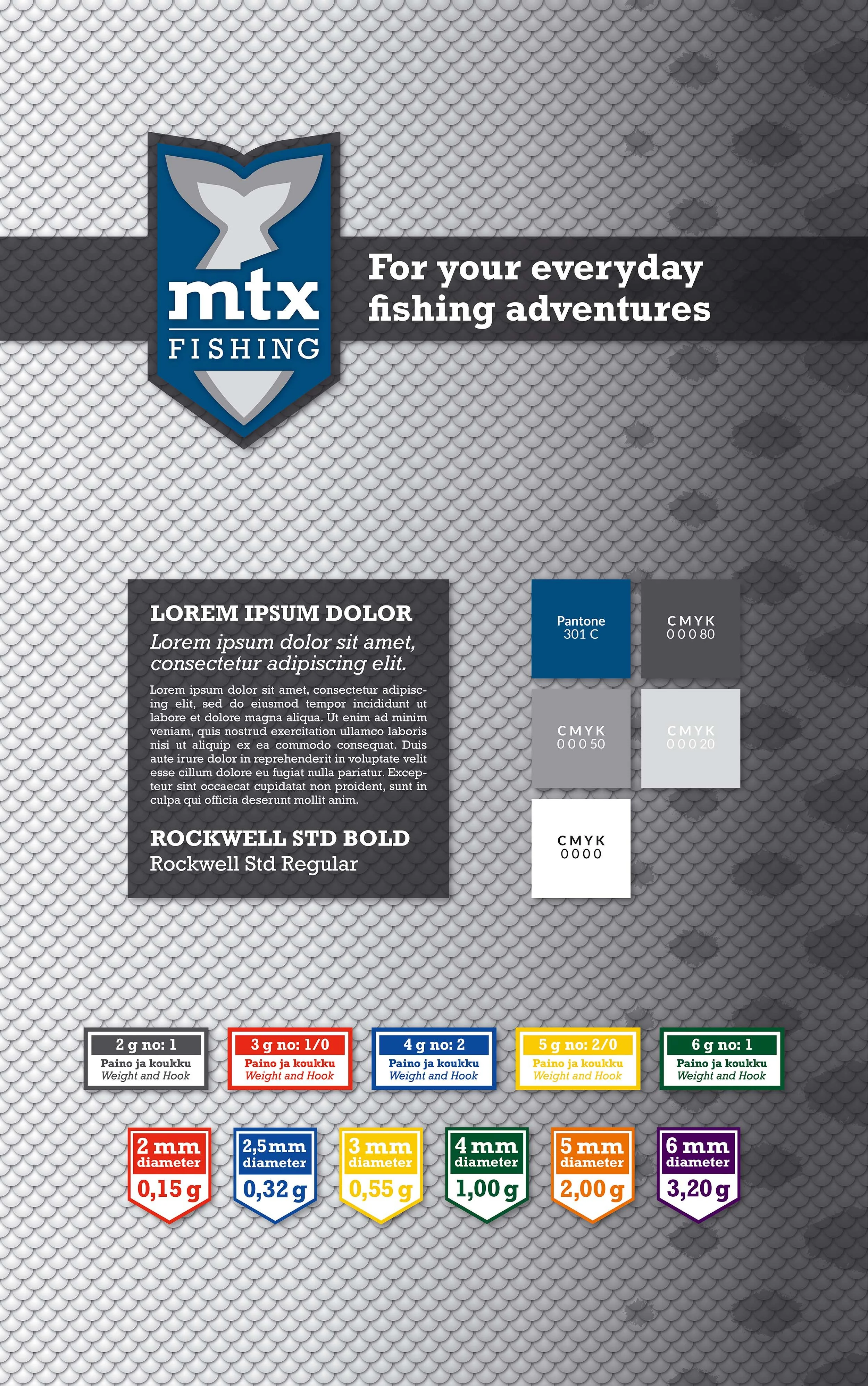Brand Visual Identity for MTX Fishing by Motonet Oy | Q& Brand Studio