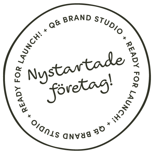 Stämpelikon med Ready for Launch nystartade företag -text | Q& Brand Studio