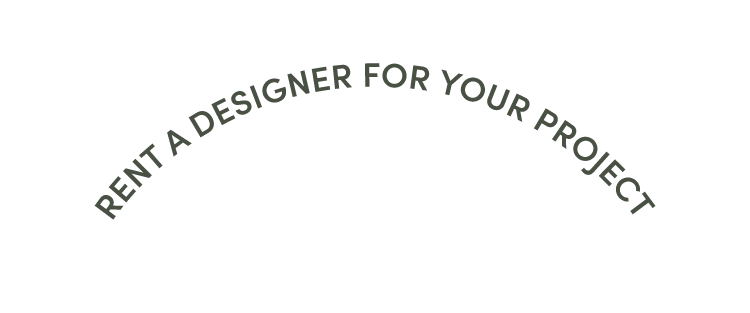 Rent a Designer for Your Project Text | Q& Brand Studio