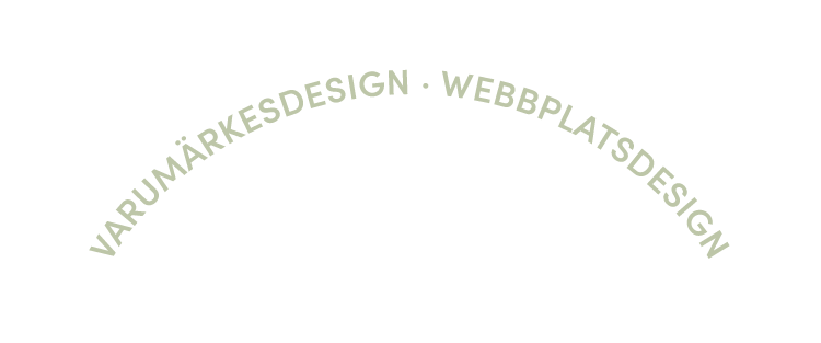 Varumärkesdesign och webbplatsdesign -text | Q& Brand Studio