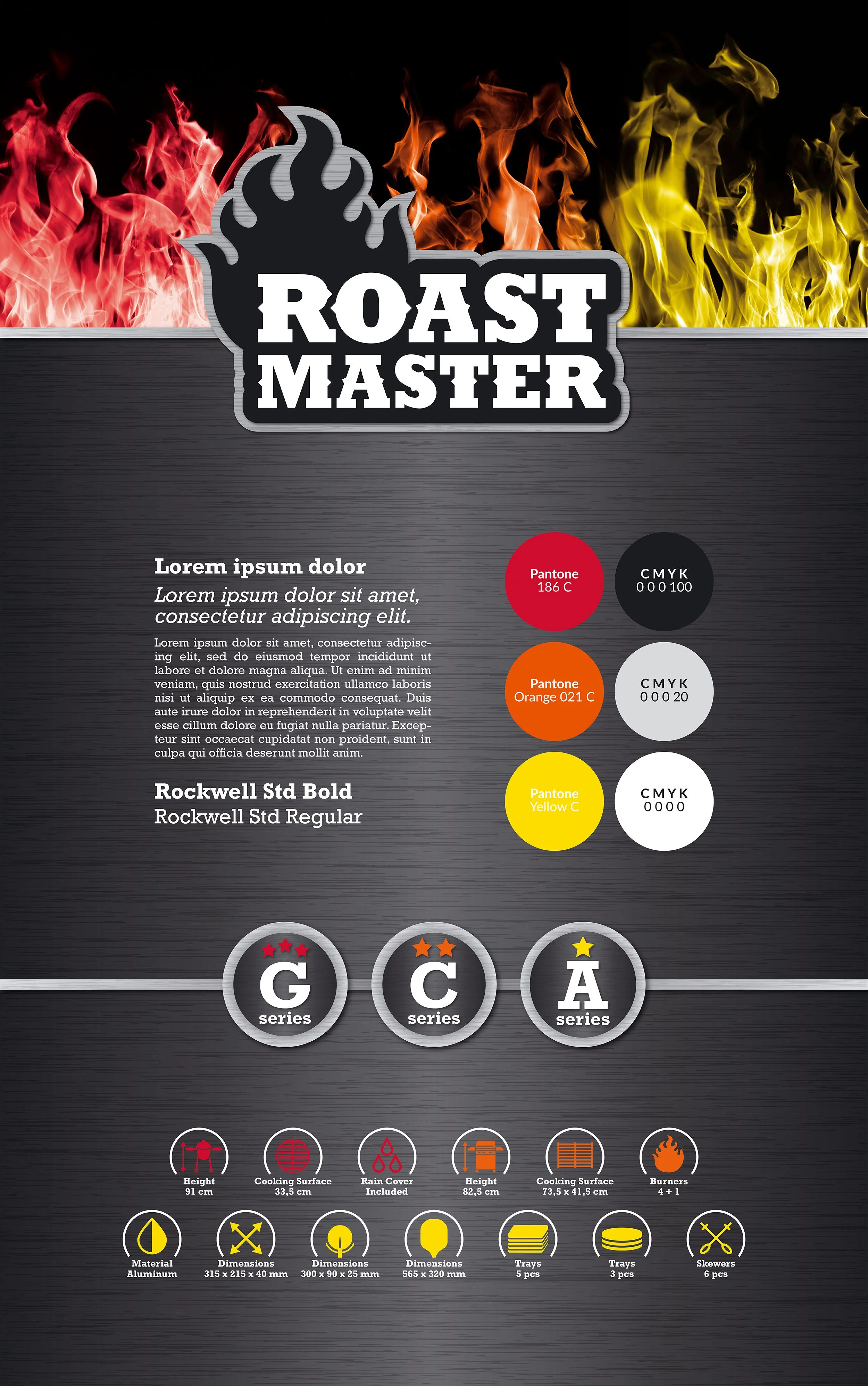 Brändin visuaalinen ilme Roastmaster, Motonet Oy | Q& Brand Studio