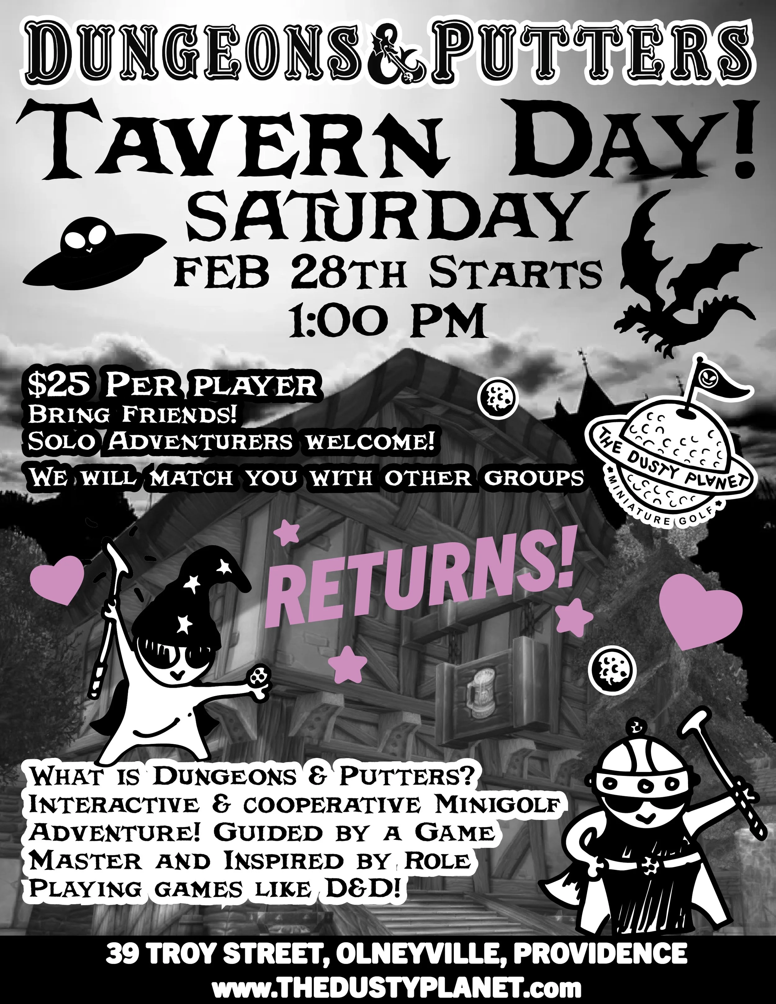 D&amp;P TAVERN DAY!