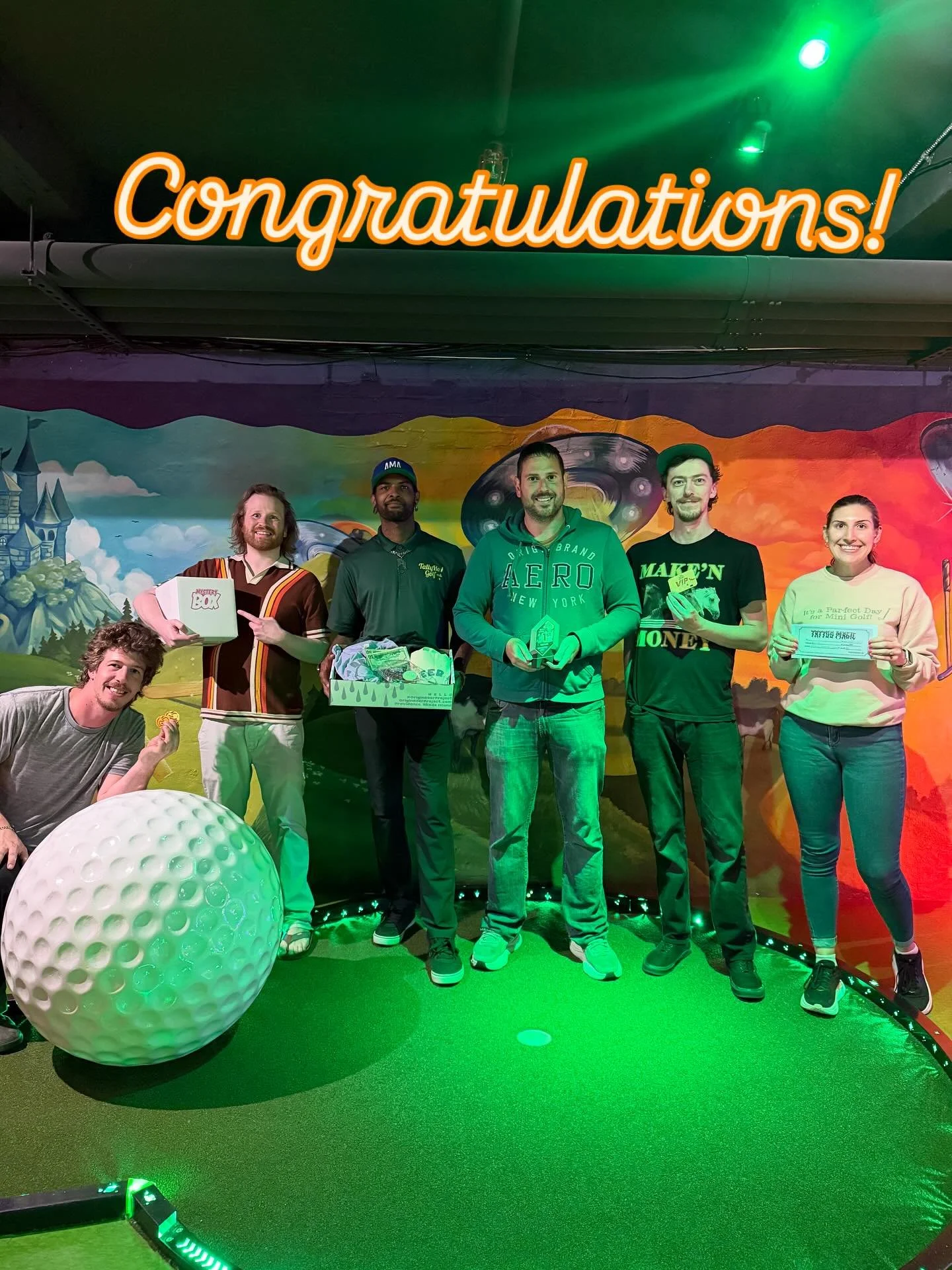 THANK YOU SO MUCH to everyone who came out this last Sunday to celebrate with us! It was a beautiful day with a lot of minigolf, gaming and special treats. Happy Mother&rsquo;s Day and National Minigolf Day! ⛳️🎉🥹

CONGRATULATIONS to all of our winn