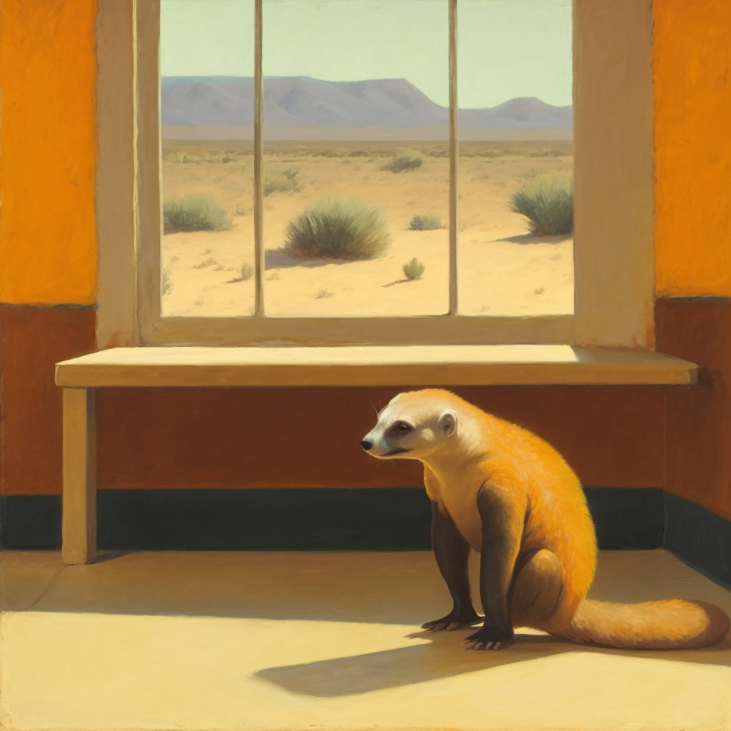 JPegKillah_cute_lonely_orange_honey_badger_full_scene_is_orange_6ca7f18c-b726-4614-aa03-27ca92e6c059.png