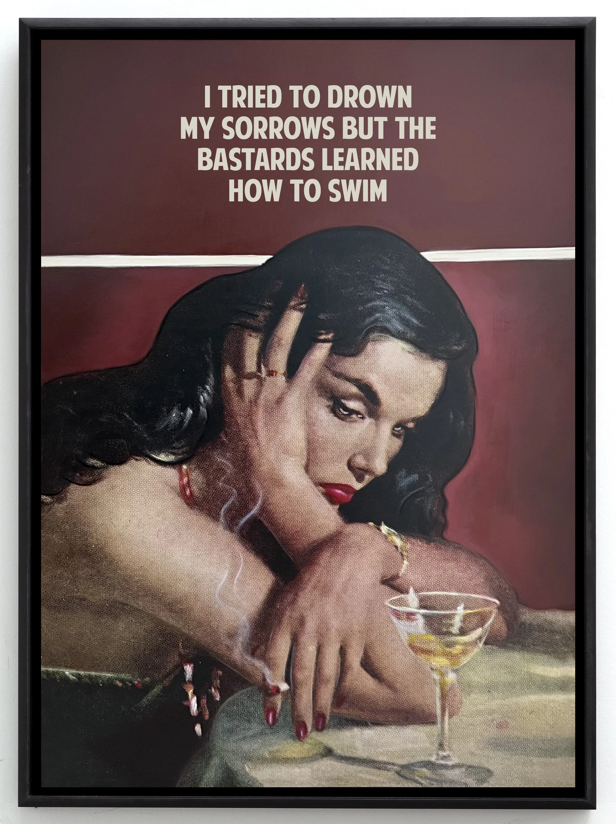 I Tried To Drown My Sorrows (Red), 2023