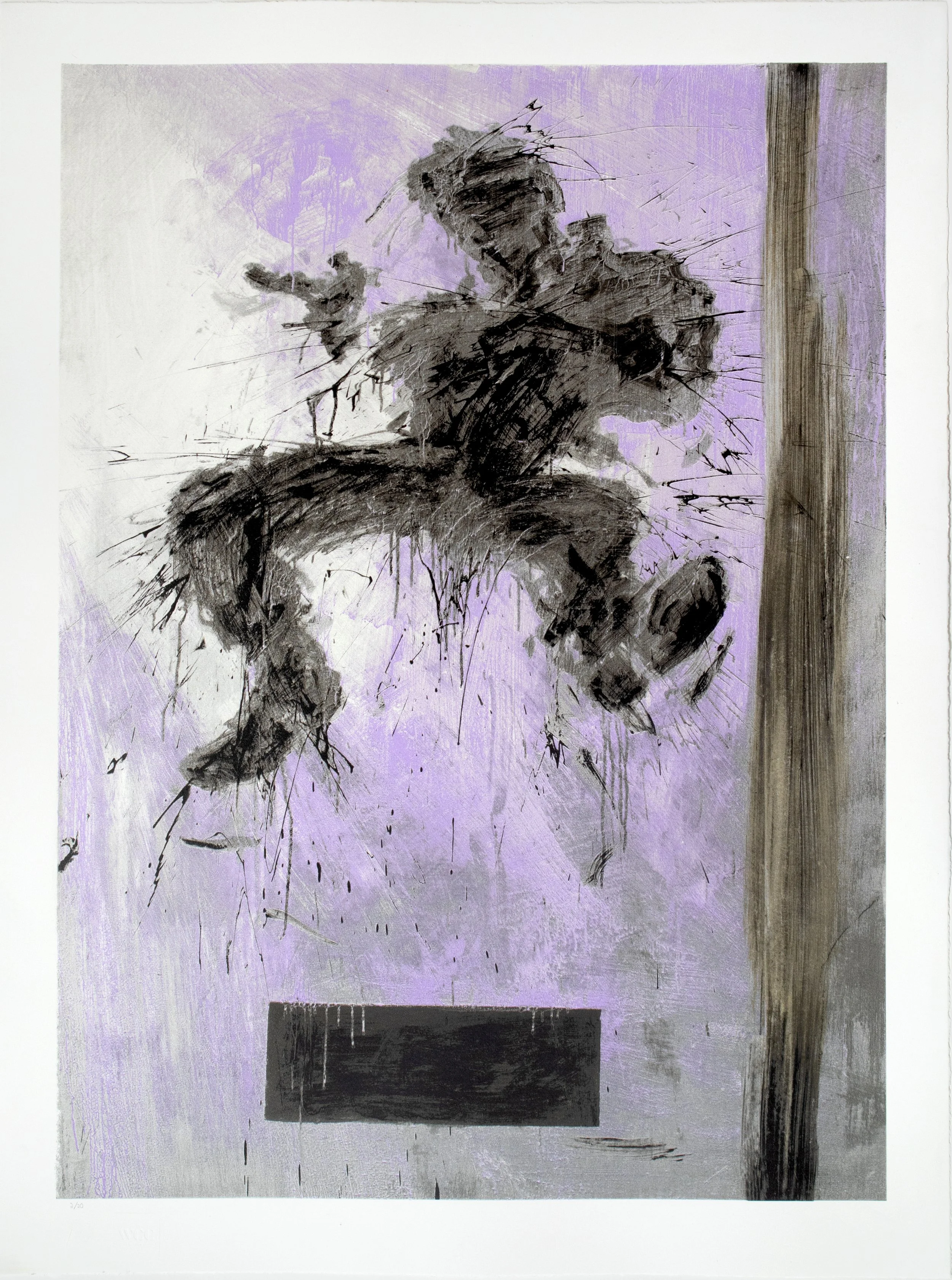 Jumping Shadow (After Jumping Shadow in Purple with Box, 2009)