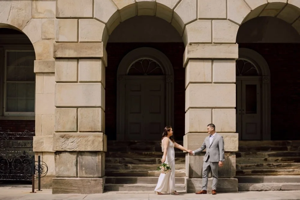 City hall wedding elopement in Toronto