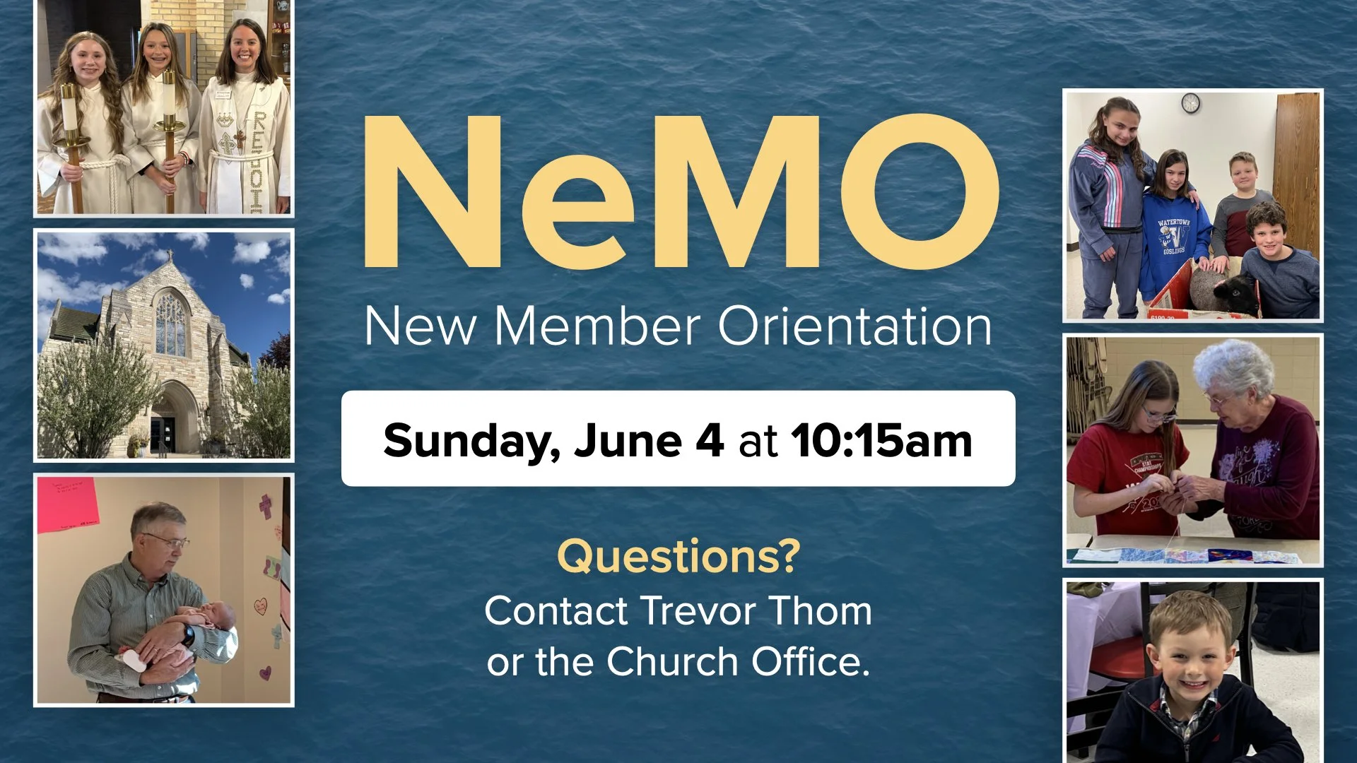 New Member Orientation on June 4
