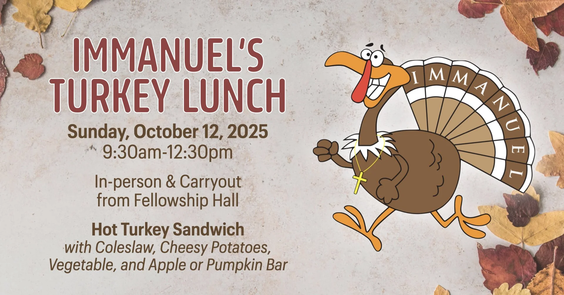 Immanuel's Turkey Lunch