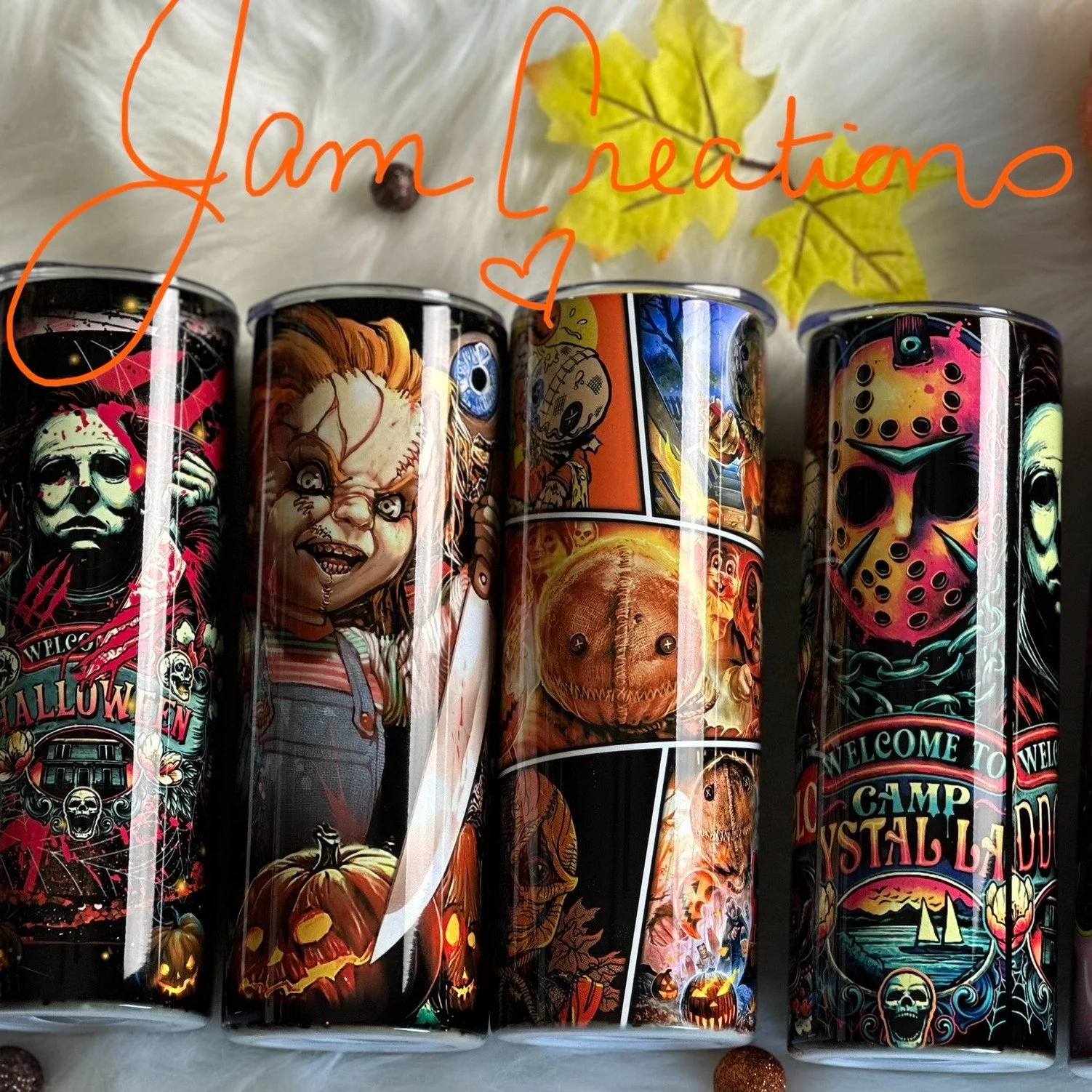 VENDOR FEATURE: JAM Creations asks the question &quot;why not carry a piece of art with you while you hydrate?&quot; And we ask &quot;Why not make it spooky?&quot; So come grab yourself something spooky to sip your PSLs (or whatever creepy concoction