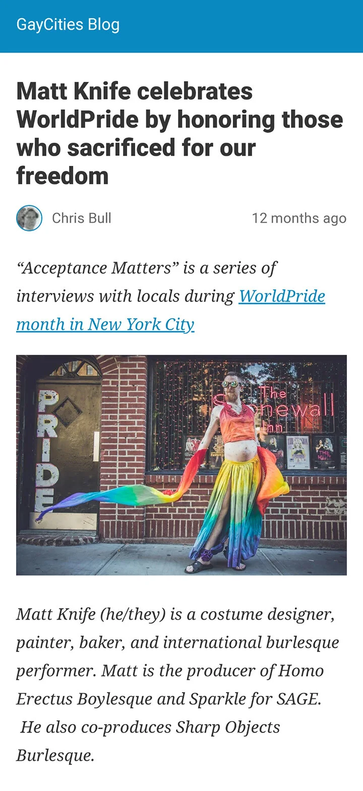 GAYCITIES, JUNE 24, 2019