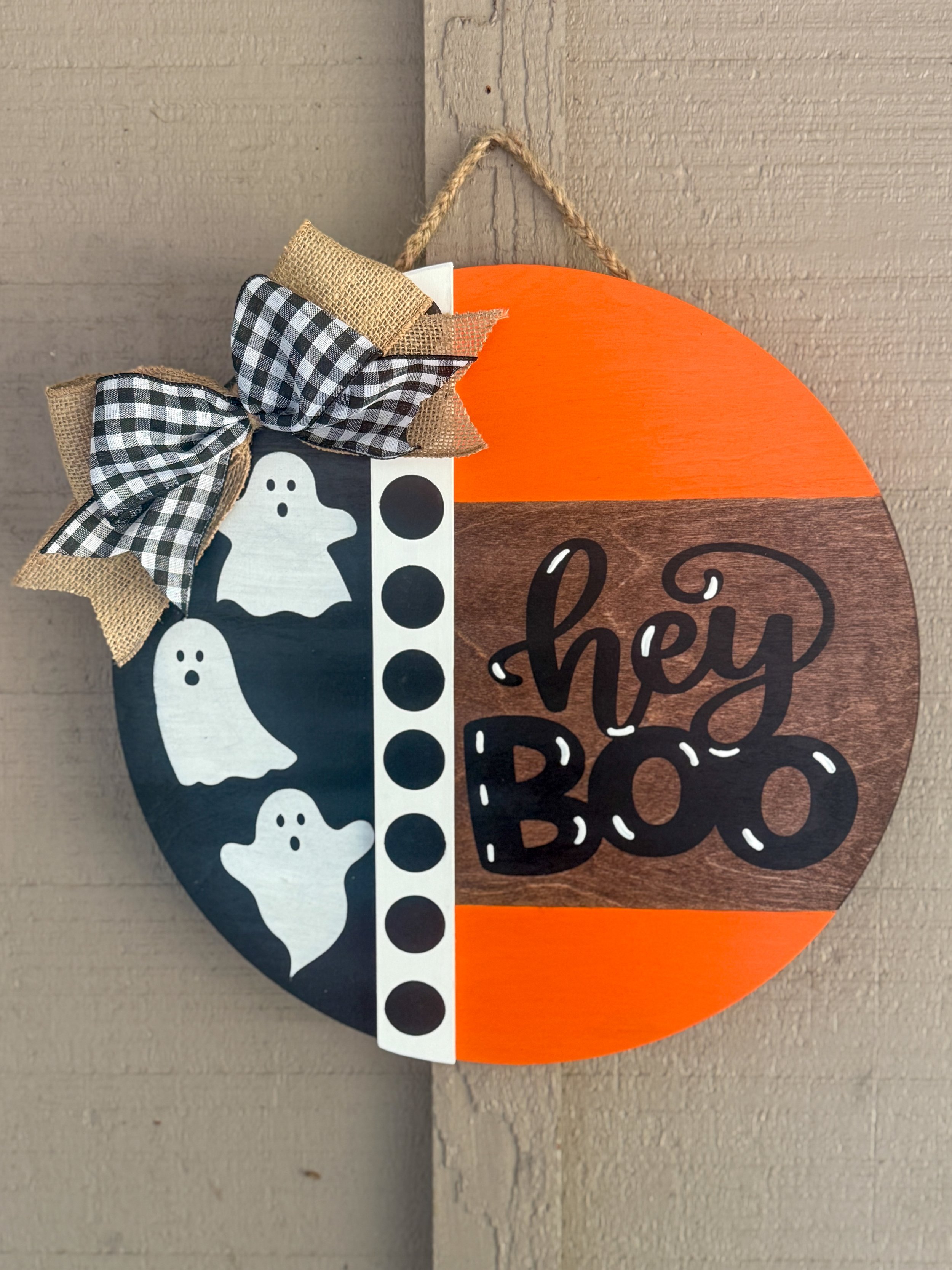 Hey Boo Door Hanger