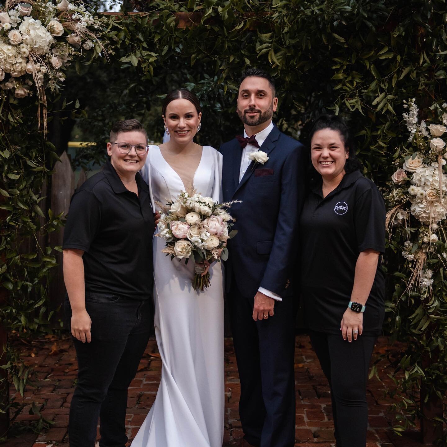 We take the &ldquo;zilla&rdquo; out of &ldquo;bride&rdquo;🤪

Well, we really don&rsquo;t give it a chance to get that far&hellip;😉

&ldquo;Rachel and Paige are the BEST! Seamless process, our wedding day was so memorable 

and enjoyable because of 