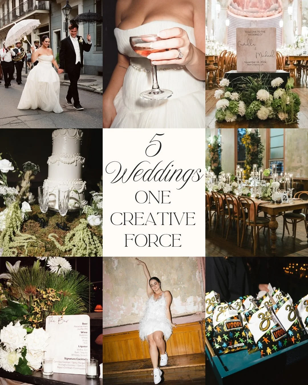 There is no single &ldquo;Confetti look.&rdquo;

There is vision.
There is strategy.
There is execution.

We are one creative team &mdash; but every wedding we produce looks completely different. Because it should.

We don&rsquo;t copy and paste.
We 