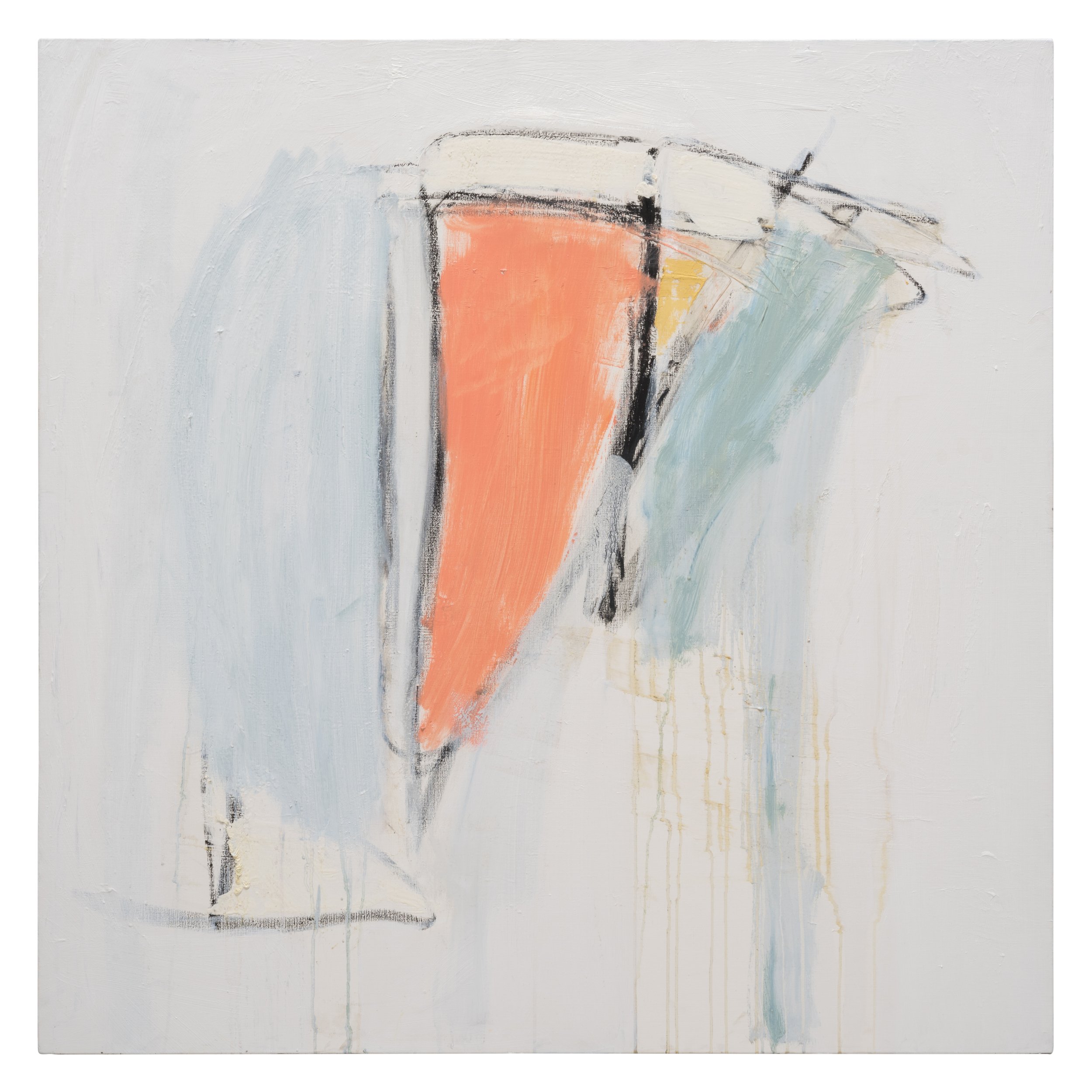 HARRIET, 2014, 2017, oil on canvas, 40 x 40 inches