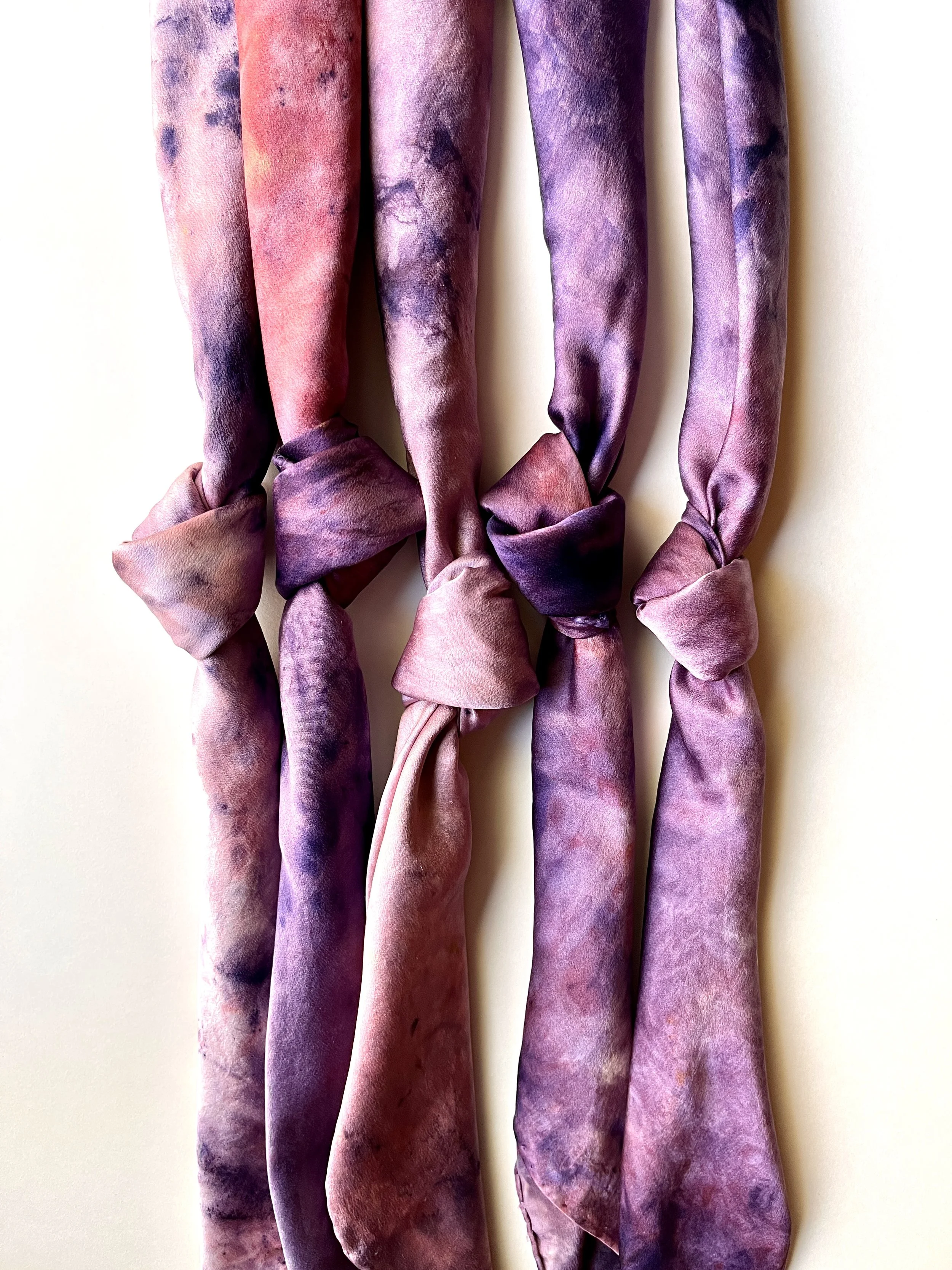 Valentine's Day Ice-Dyed Everyday Silk Bandana