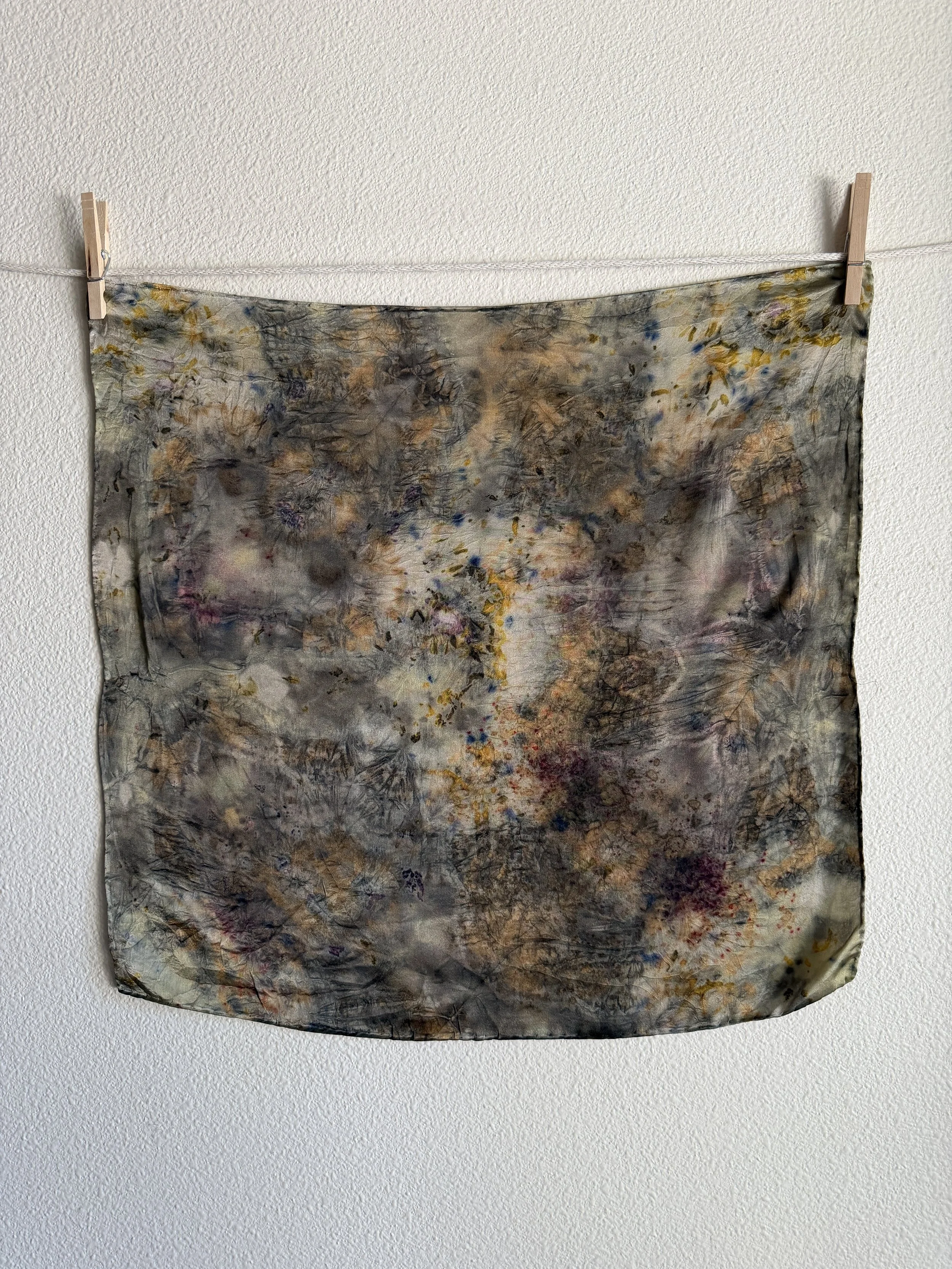 Cendre Silk Bandana Scarf