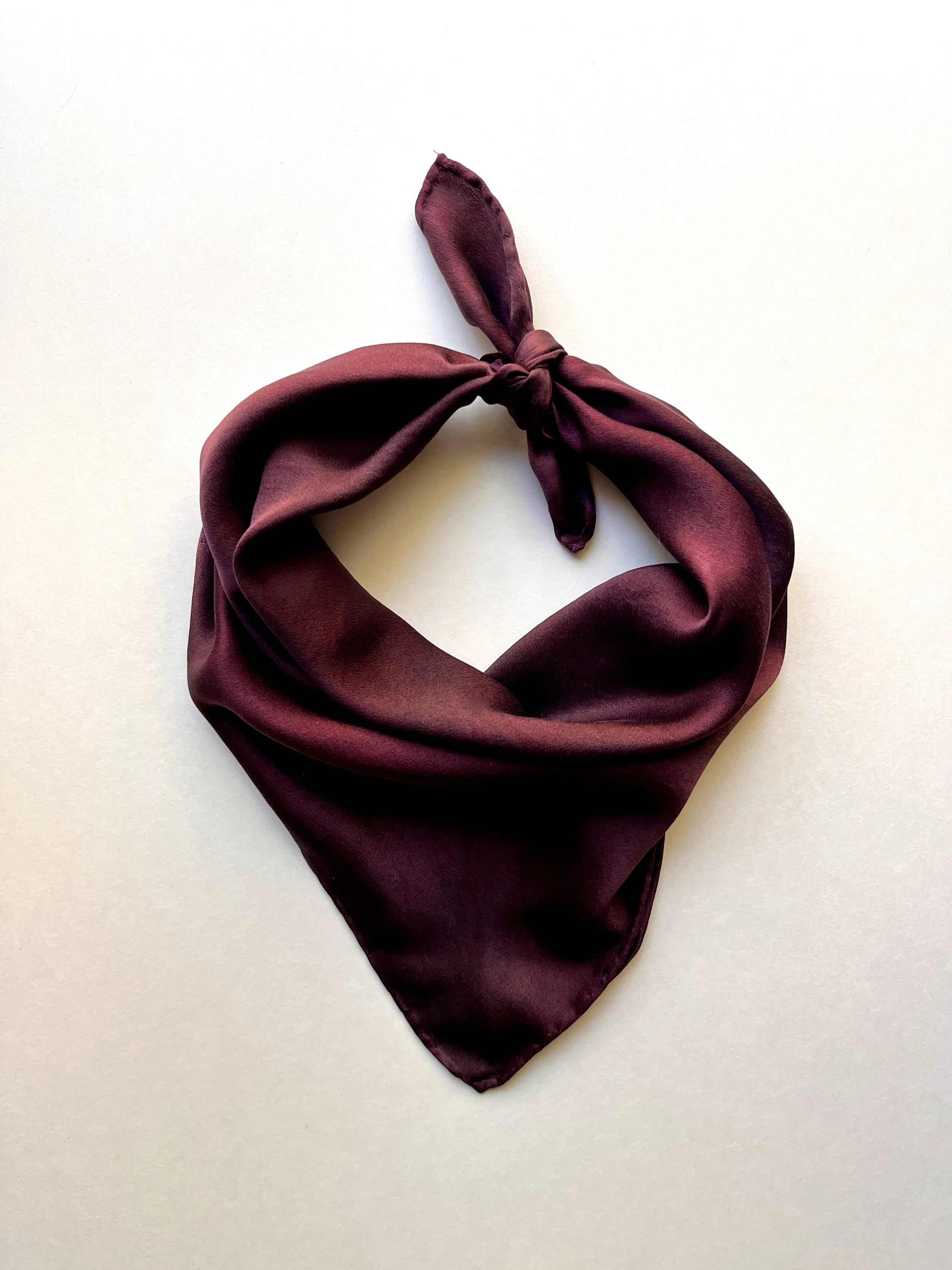 The Everyday Silk Bandana - Bramble