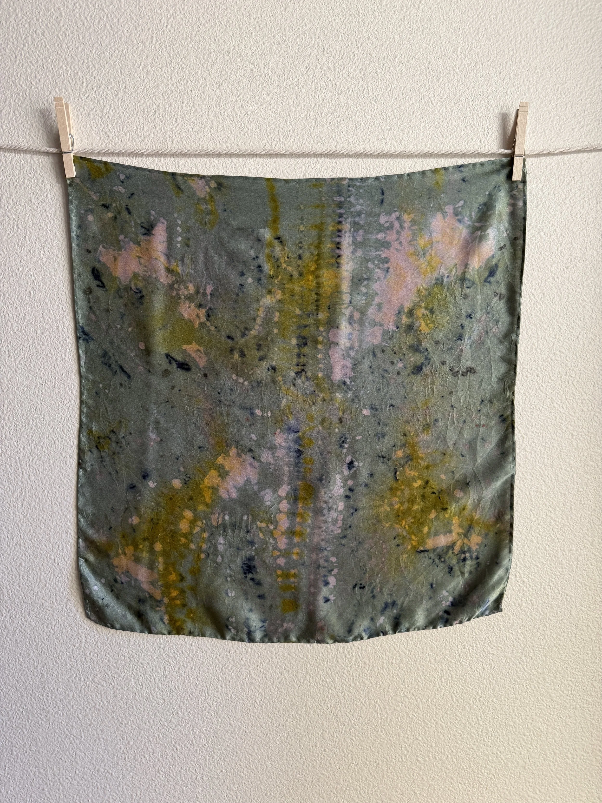 Iris Silk Bandana Scarf