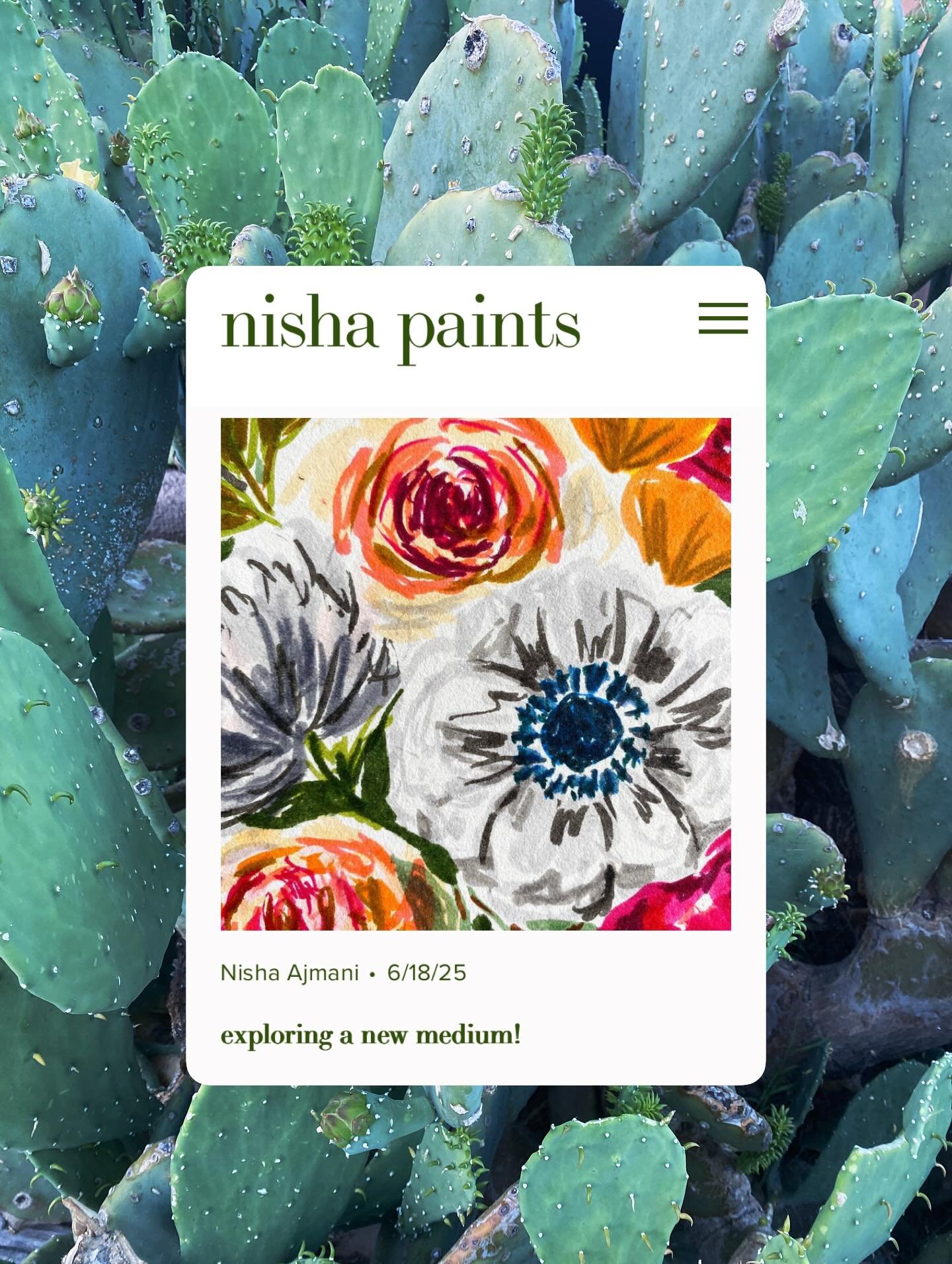 Hey all! I wrote a new blog post yesterday about experimenting with a new medium: @tombowusa dual brush pens! You can read it here or follow the link in my bio: https://www.nishapaints.com/blog

✍️ hope you enjoy reading this blog!
.
.
.
.
.
.
#artbl